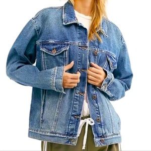 🆕 NWT Free People Southbank Jean Jacket, size Small